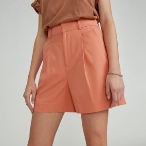 Everlane The Draper Short Buttersmooth Peach Women’s 00 NWT Tailored Shorts